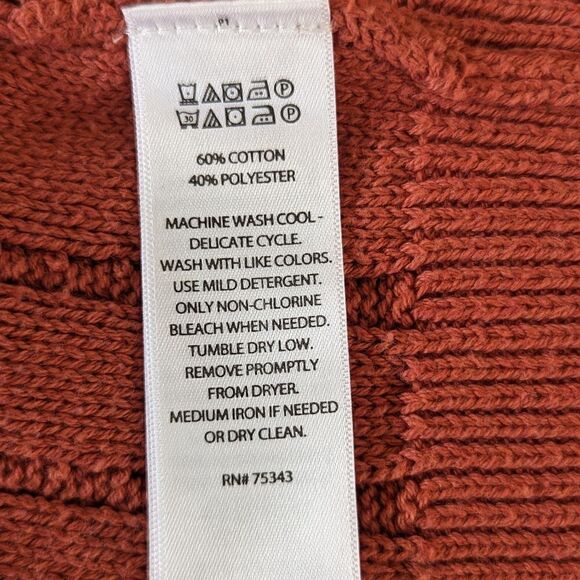 Joie Knit Cardigan Preppy Academia Countryside Cozy Cabin Lagenlook Grannychic M - Picture 9 of 9